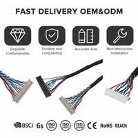 Harnais de câblage d'extension Jst Molex 2.0 pas 3 broches 4 broches 5 broches mini micro LVDS pour appareils électroménagers, instruments et dispositifs de communication