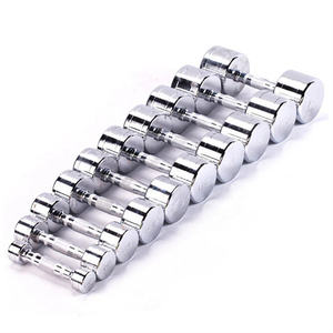 Thương mại phòng tập thể dục thiết bị điện mạ điện thép tròn quả tạ cho tập thể dục trọng lượng đào tạo quả tạ - Product Image 5