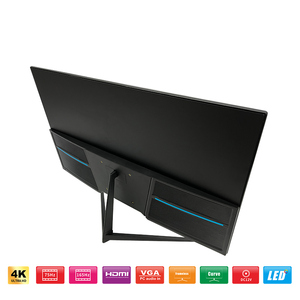 Moniteur d'ordinateur sans cadre Slim 23,8 27 <span class=keywords><strong>pouces</strong></span> IPS 1920x1080 FHD Écran LCD de bureau Design <span class=keywords><strong>mural</strong></span> pour la maison et les mini <span class=keywords><strong>PC</strong></span> - Product Image 5