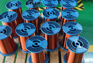 Эмалированная медная проволока, медная катушечная проволока класса 200 Awg, медная магнитная проволока 0,3 мм-6,0 мм для намотки электродвигателя - Product Image 3