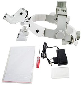 3.5X-420検査と手術歯科用双眼ルーペヘッドバンド拡大鏡LEDライト、充電式バッテリー - Product Image 2