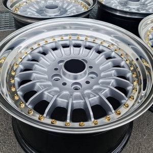 Juego de 3 Ruedas Forjadas Bku 5x120 de 16, 17 y 18 Pulgadas, Estilo TRX para <span class=keywords><strong>BMW</strong></span> E30 M3 E28 E34 <span class=keywords><strong>M5</strong></span> <span class=keywords><strong>E24</strong></span> M6 E46 - Product Image 2