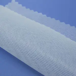 Material de tecido de malha de monofilamento de Nylon sutiã estabilizador tricot forro tecido líquido estabilizado tricot tecido 152 centímetros de largura