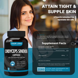 Ausreson <span class=keywords><strong>Cordyceps</strong></span> <span class=keywords><strong>Sinensis</strong></span> Suplemento De Extrato De Cogumelo <span class=keywords><strong>Cordyceps</strong></span> <span class=keywords><strong>Sinensis</strong></span> Herbal Cápsulas De Cogumelo - Product Image 3