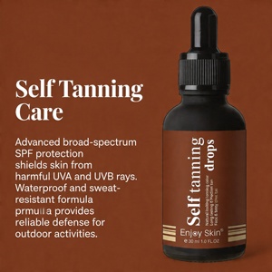 Huile bronzante végétalienne à marque privée aux peptides et ingrédients naturels, accélérateur de bronzage longue durée pour solarium et bronzage en extérieur - Product Image 3