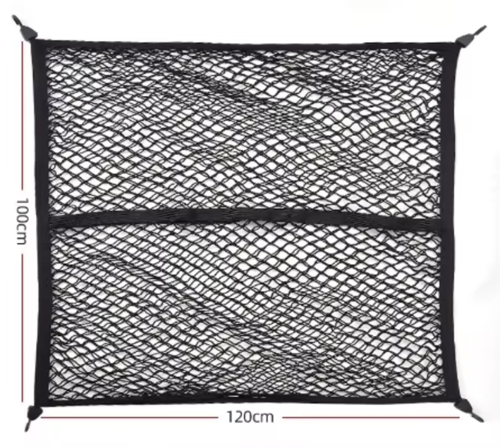 Filet plat double couche avec crochet 100*120