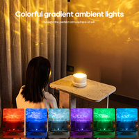 Portable étoile Projection aromathérapie diffuse 200ml maison simulée flamme humidificateur d'air USB avec dégradé coloré lampe de nuit