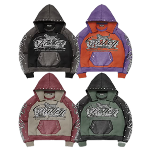 เสื้อสเวตเชิ้ตกันลมมีฮู้ดคอเสื้อมีช่องและคอแ<span class=keywords><strong>บ</strong></span><span class=keywords><strong>บ</strong></span>ถอดออกได้มีกระเป๋าดีไซน์พิมพ์โลโก้ได้ - Product Image 1