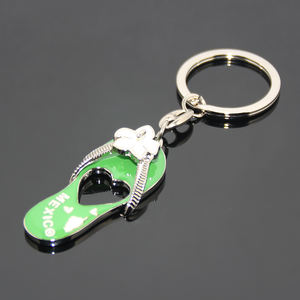 Llavero 3D con Diseño de Playa, Flores y México, Recuerdo Turístico, Regalo de Viaje, Llavero Metálico Promocional Personalizado de México - Product Image 2