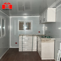 Großhandelspreis 20ft Erweiterbares Stahl-Sandwichpanel-Containerhaus 4 Schlafzimmer Modernes Vorgefertigtes Haus Modulare Kabine Hotel/Campingplatz
