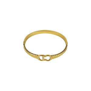 กำไลข้อมือแฟชั่น สแตนเลสสตีล 316L ชุบทอง PVD ทนทาน ใช้งานได้ยาวนาน - Product Image 1