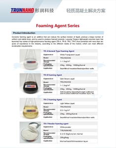 Agent moussant à base de protéines animales au prix d'usine pour cloisons en panneaux de <span class=keywords><strong>ciment</strong></span>, béton cellulaire léger CLC - Product Image 3