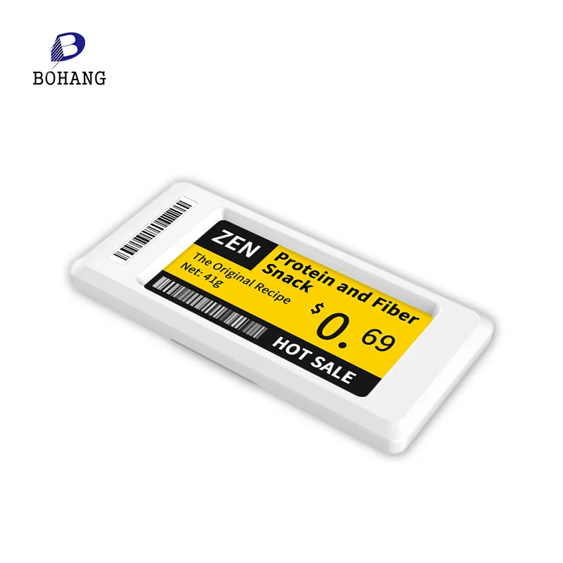 Bohang 2.66 inch kỹ thuật số giá thẻ Wifi NFC ESL E-ink giấy Điện Tử Giá tag điện tử nhãn kệ cho siêu thị