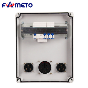 Ngoài trời không thấm nước ổ cắm hộp 5 lỗ 63A hộp bảo trì điện 2P ngắt mạch hỗ trợ tùy biến - Product Image 5