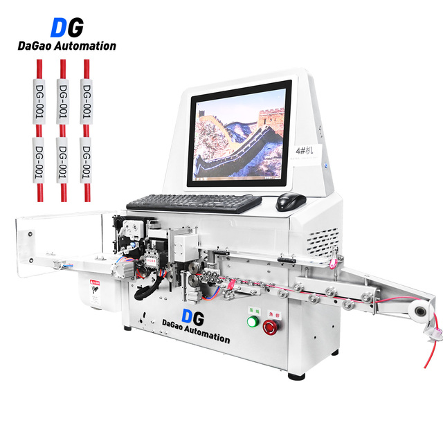 Fully Automatic Computer Wire Stripping and Number Threading Machine