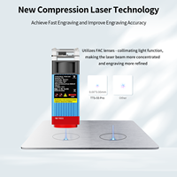 TWOTREES TTS-55 machine à graver laser Pro graveur laser de bureau pour bois métal acrylique cuir bricolage usage professionnel