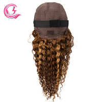 Cheveux humains vierges bruts P4/27 12A 13X4 Transparent Glueless Water Wave pour perruque avec baby hair