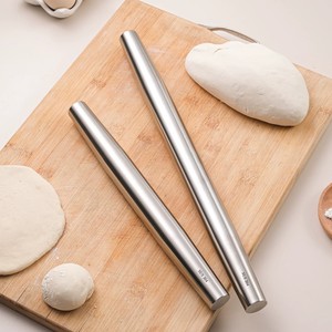 Stainless Steel <b>Rolling</b> Pin 32cm 37cm 42cm For Dough Noodle Making Kitchen <b>Tool</b> - Product Image 1