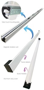 Nouvel Arrivage Produit Chisung Maglev Door DZ08-80 DPR Ouvre-<span class=keywords><strong>porte</strong></span> Coulissant <span class=keywords><strong>Automatique</strong></span> Moderne à <span class=keywords><strong>Ouverture</strong></span> Simple - Product Image 2