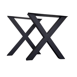 Caballete trapezoidal <span class=keywords><strong>de</strong></span> hierro para niños, moderno trípode chino <span class=keywords><strong>de</strong></span> Color negro mate, decoración <span class=keywords><strong>de</strong></span> tubos <span class=keywords><strong>de</strong></span> acero, patas <span class=keywords><strong>de</strong></span> mesa - Product Image 5