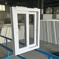 Fenêtres insonorisées et coupe-vent blanches pour maisons, verre résistant aux ouragans, fenêtres UPVC, fenêtres coulissantes en vinyle à double vitrage, fenêtres en PVC