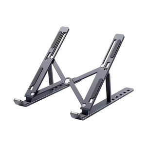 Portable Table Height Adjustable <b>Laptop</b> <b>Holder</b> Support Colling Aluminium Alloy Notebook Vertical <b>Laptop</b> Stand - Product Image 1