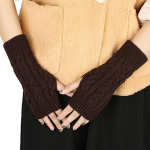 Women Winter Knitting Arm <strong>Cover</strong> Warmer Sleeve Wrist <strong>Fingerless</strong> <strong>Mitten</strong> for Cosplay Party Costume Girls Christmas <strong>Gloves</strong> - Product Image 3