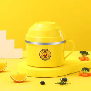 Bol à nouilles pour enfants en acier inoxydable avec logo personnalisé, boîte à lunch pour l'école - Product Image 4