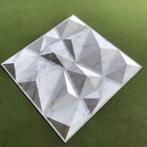 แผ่นกระเบื้องผนังพีวีซี3D ที่ทันสมัยสำหรับตกแต่งบ้านแผ่นผนังภายนอกกันน้ำสำหรับการรับประทานอาหารห้องนอนและพื้นหลังโซฟาห้างสรรพสินค้า - Product Image 5