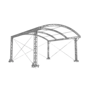 Hot Selling Aluminum truss stage exhibition roof light truss trade fair roof system theater construction display