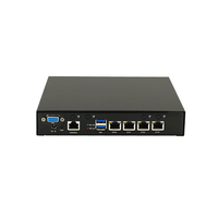 Pare-feu AISTONE avec ventilateur, logo personnalisé gratuit, processeur quadricœur J1900, appliance pare-feu Linux Ubuntu, 4 cartes réseau, routeur domestique 1GbE