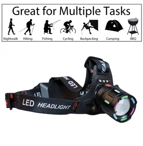 <span class=keywords><strong>2025</strong></span> Mới Nhất Chất Lượng Cao Có Thể Điều Chỉnh Khẩn Cấp Đèn Pha Có Thể Sạc Lại Cap Đèn Đêm Chạy Đèn Pha Có Thể Tháo Rời Cầm Tay Ánh Sáng - Product Image 6