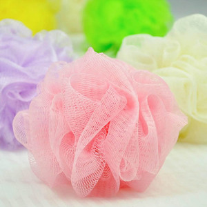 Nylon Bath Sponge Random Color Exfoliating Shower Tool For Bath - Product Image 1