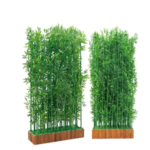 Offre Spéciale Presque Naturel <span class=keywords><strong>Bambou</strong></span> Artificiel <span class=keywords><strong>Haie</strong></span> Pour Restaurant Jardin - Product Image 3