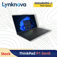 Estación de Trabajo Móvil ThinkPad P1 Gen8, Intel Core Ultra 9 de 16 Núcleos, 64 GB LPDDR5x, RTX 3000 Ada, Portátil Disponible