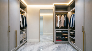 <span class=keywords><strong>Dressing</strong></span> moderne de luxe sur mesure <span class=keywords><strong>en</strong></span> bois <span class=keywords><strong>massif</strong></span> avec miroirs pour chambre et atelier – Haute couture - Product Image 5