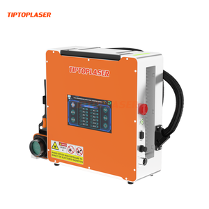 Nouveau modèle Mini 200/300/500W Nettoyeur laser à fibre pulsée portable pour l'élimination de la rouille et le décapage de la <span class=keywords><strong>peinture</strong></span> sur bois et métal Prix usine - Product Image 1