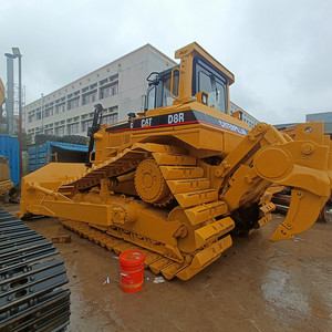 รถดันดินตีนตะขาบ Caterpillar D8R มือสองจากญี่ปุ่นแท้ เครื่องยนต์ CAT 3406 รถดันดินขนาดกลาง พร้อมหัวริปเปอร์ สำหรับงานก่อสร้างปรับระดับพื้นดิน - Product Image 3