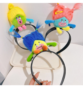 HY2 dessin animé en peluche moche poupée cheveux cerceaux gros Germination mignon fille pince à cheveux - Product Image 5