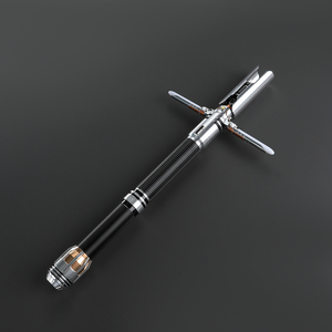 Sable de luz <span class=keywords><strong>Cal</strong></span> Kestis Jedi Crossguard empuñadura de metal RGB Pixel Swing suave doble hoja Force FX Light Saber Heavy Dueling Sword - Product Image 5