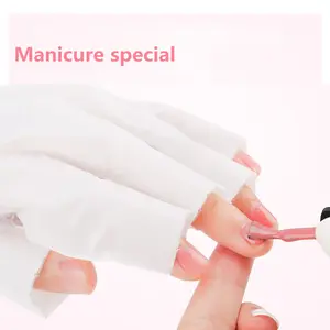 Hot Sale Hand Masks For Dry Cracked Hands With Removable Tips Nourishing Repairing Nail Art Gloves