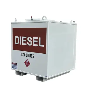 Tanque de armazenamento de óleo de aço carbono Tanque IBC de armazenamento de combustível diesel a gasolina