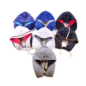 Groothandel Draagbare Koeling Traagschuim Hooded Reiskussen Zachte Hals Voor Vliegtuig Hotel Verpleging Of Kamperen - Product Image 4