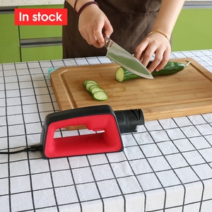 Top Seller professionale elettrico in acciaio al carbonio 180*56*71mm batteria affilacoltelli 220V/50HZ motorizzato utensile da cucina - Product Image 1