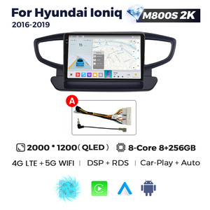 Mekede ระบบเครื่องเสียงรถยนต์สำหรับ <span class=keywords><strong>Hyundai</strong></span> <span class=keywords><strong>ioniq</strong></span> 2016-2019 360กล้อง colling Fan FM AM DVR MS 4G LTE <span class=keywords><strong>8</strong></span> Core - Product Image 4