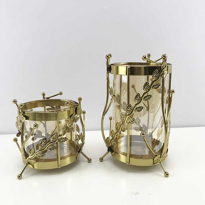 European Modern Metal Vase Decor Living Room Nordic Light Luxury Dining