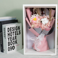 Eternal Factory Direct Rose Bouquet Cadeau de sens avancé pour la Saint-Valentin Fête des mères Décoration florale élégante pour