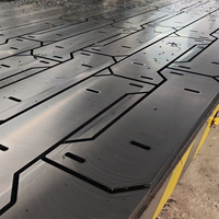 Entretoise de précision en polyéthylène haute densité pour équipement d'assemblage automatisé, anneau de calage en plastique découpé avec précision, fourniture directe usine OEM