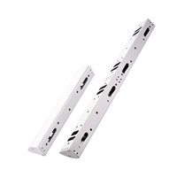 DFD 280kg Plaque de fixation magnétique pour serrure de contrôle d'accès Type LC Support de montage universel en alliage d'aluminium pour porte simple/double