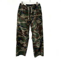 Pantalon décontracté rétro camouflage en molleton de coton avec fermeture éclair pour homme, 100 % coton, style automne, collection Xiangye